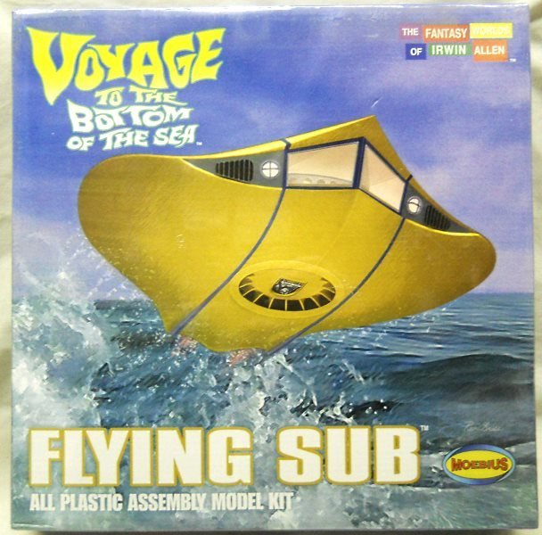 Moebius 1/32 Flying Sub from Voyage to the Bottom of the Sea (Movie) - (Seaview / Irwin Allen), 817 plastic model kit